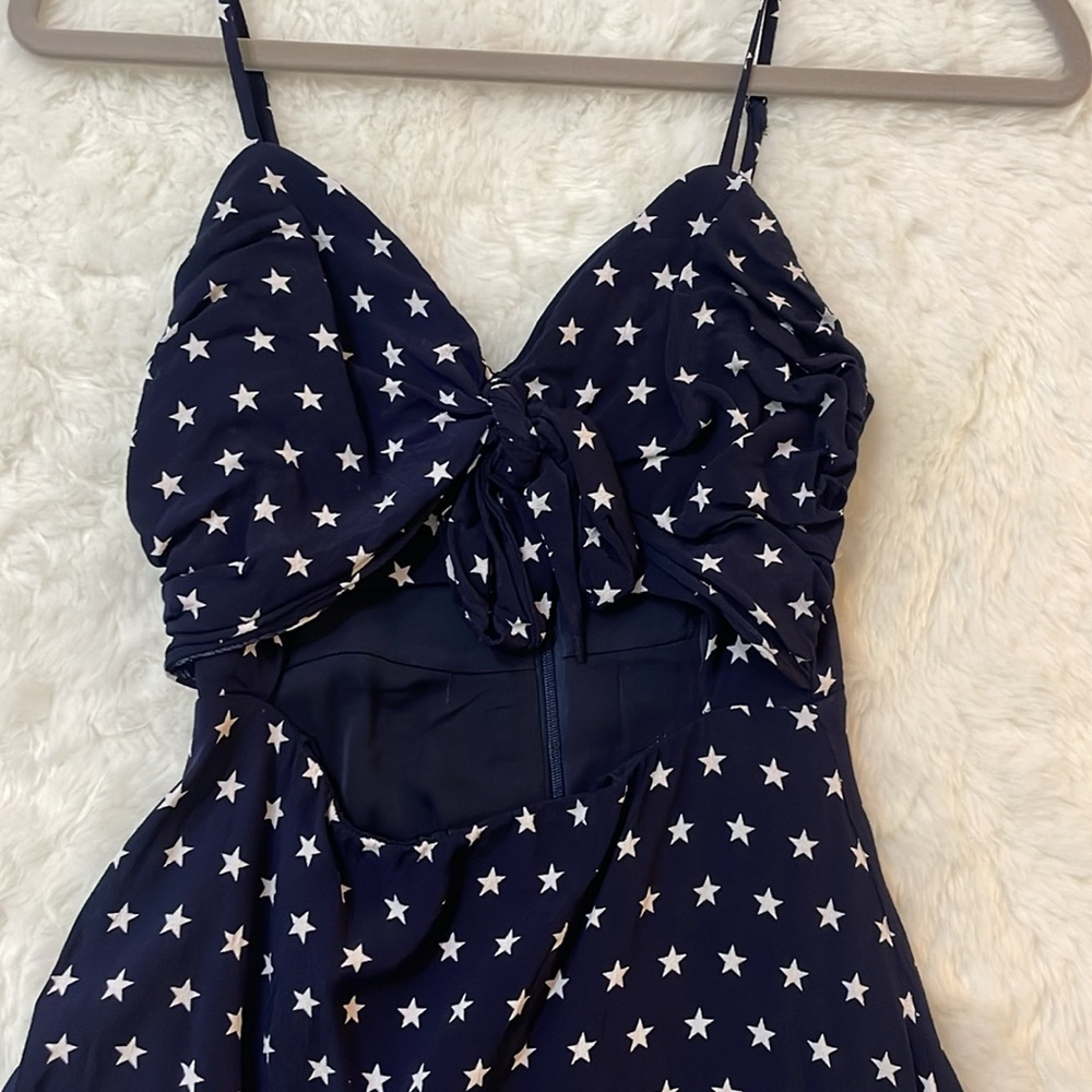 Lovers + Friends Navy Star Print Dress - Picture 4 of 10